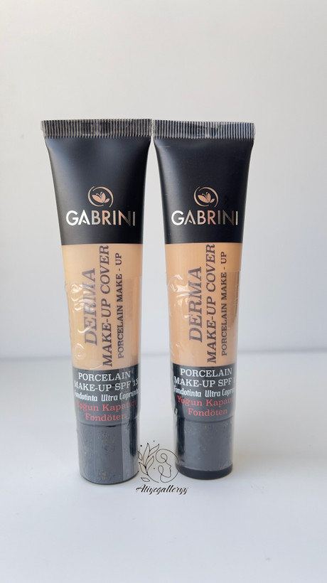 کرم پودر گابرینی Gabrini Foundation پوشانندگی بالا و یکدستکننده پوست