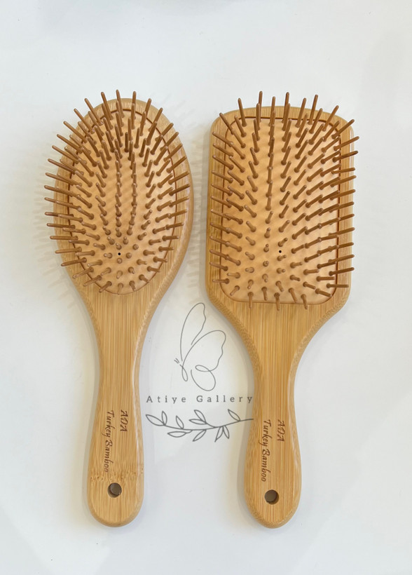 خرید برس چوبی بامبو برای استفاده روزانه و حالتدهی مو