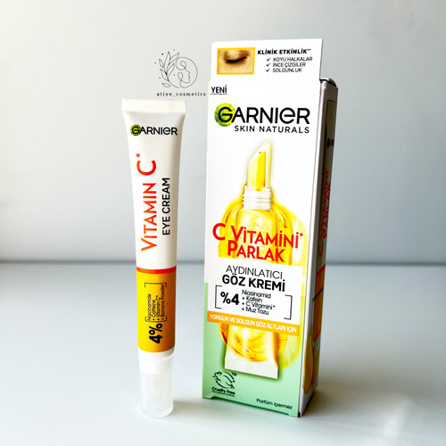 خرید دورچشم ویتامین C گارنیر اصل مناسب خطوط ریز و تیرگی