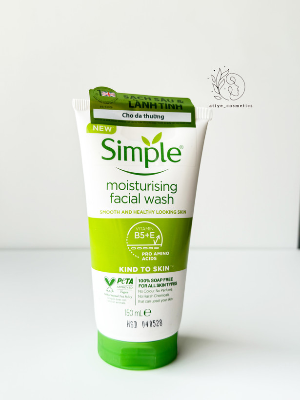 simple cleaning gel ژل شست و شوی ملایم بدون ایجاد کشیدگی