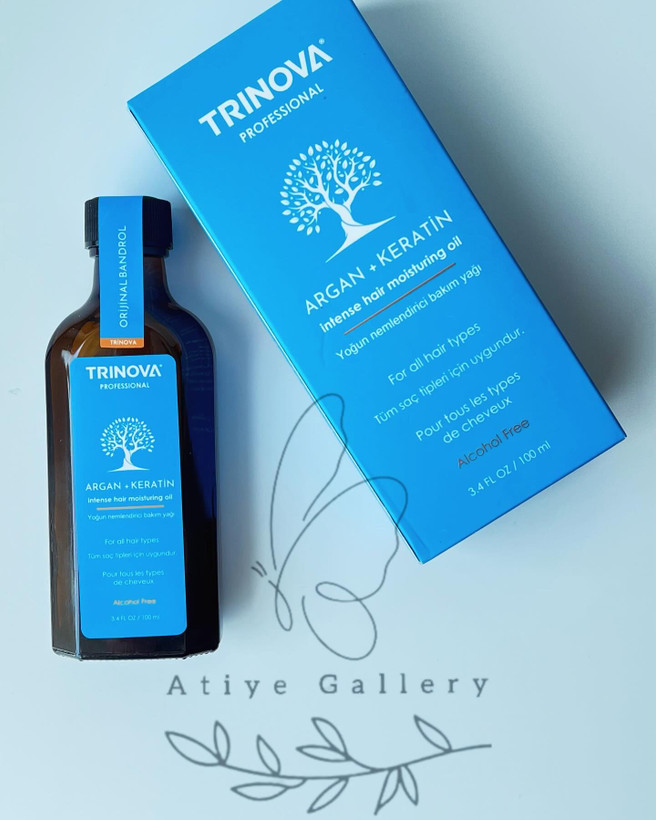 خرید روغن آرگان ترینوا Trinova Argan Oil نرمکننده و ضد وز مو