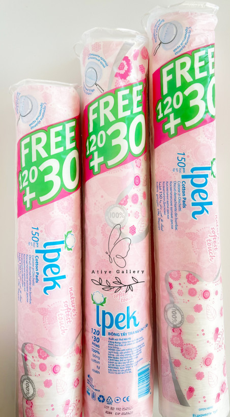 خرید پد آرایش پاککن ایپک مناسب تونر و پاککننده صورت