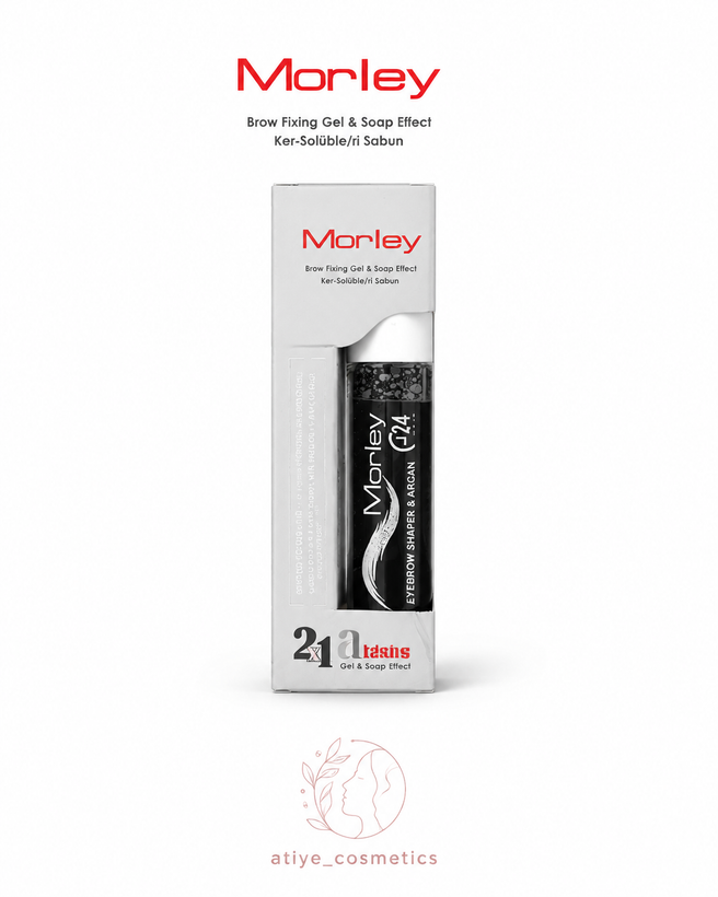 Morley Brow Fixing Gel | ژل لیفت و فیکس ابرو دوکاره با افکت صابون