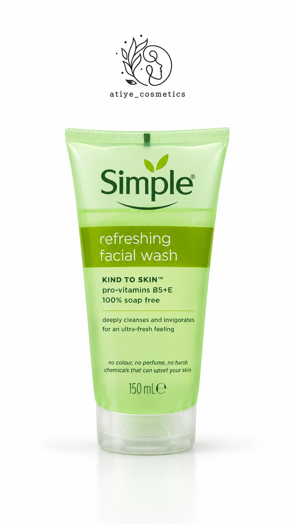 ژل شستشوی صورت سیمپل مدل Refreshing Facial Wash حجم ۱۵۰ میل