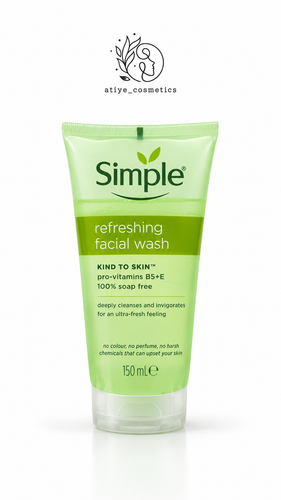 ژل شستشوی صورت سیمپل مدل Refreshing Facial Wash حجم ۱۵۰ میل