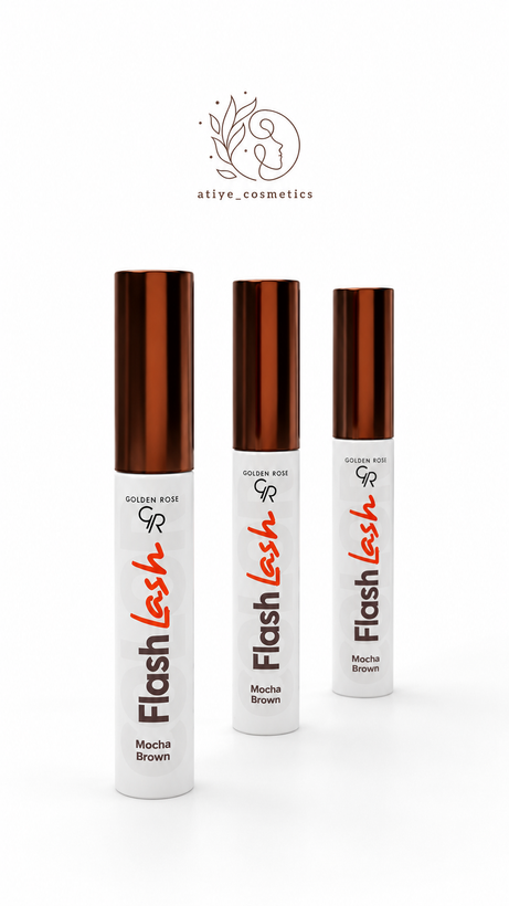 ریمل رنگی گلدن رز Flash Lash رنگ قهوهای Mocha Brown