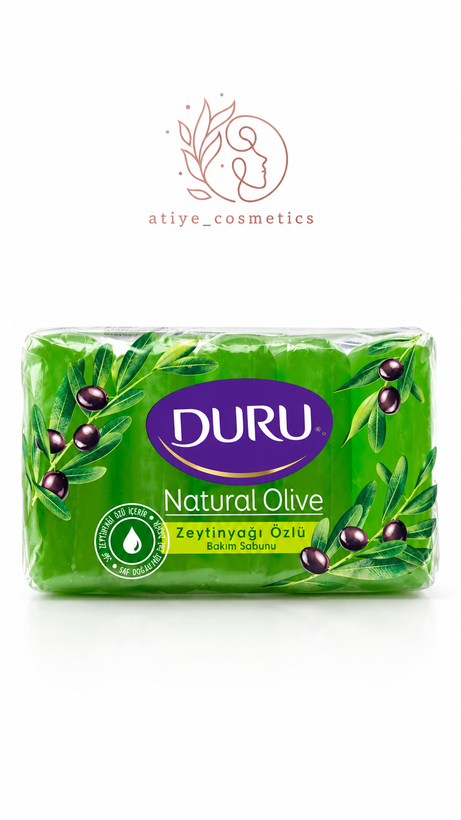 صابون جامد دورو Duru Natural Olive حاوی عصاره روغن زیتون