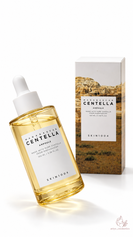آمپول سنتلا اسکین 1004 Madagascar Centella Ampoule حجم 100 میل مناسب پوست حساس و کمآب